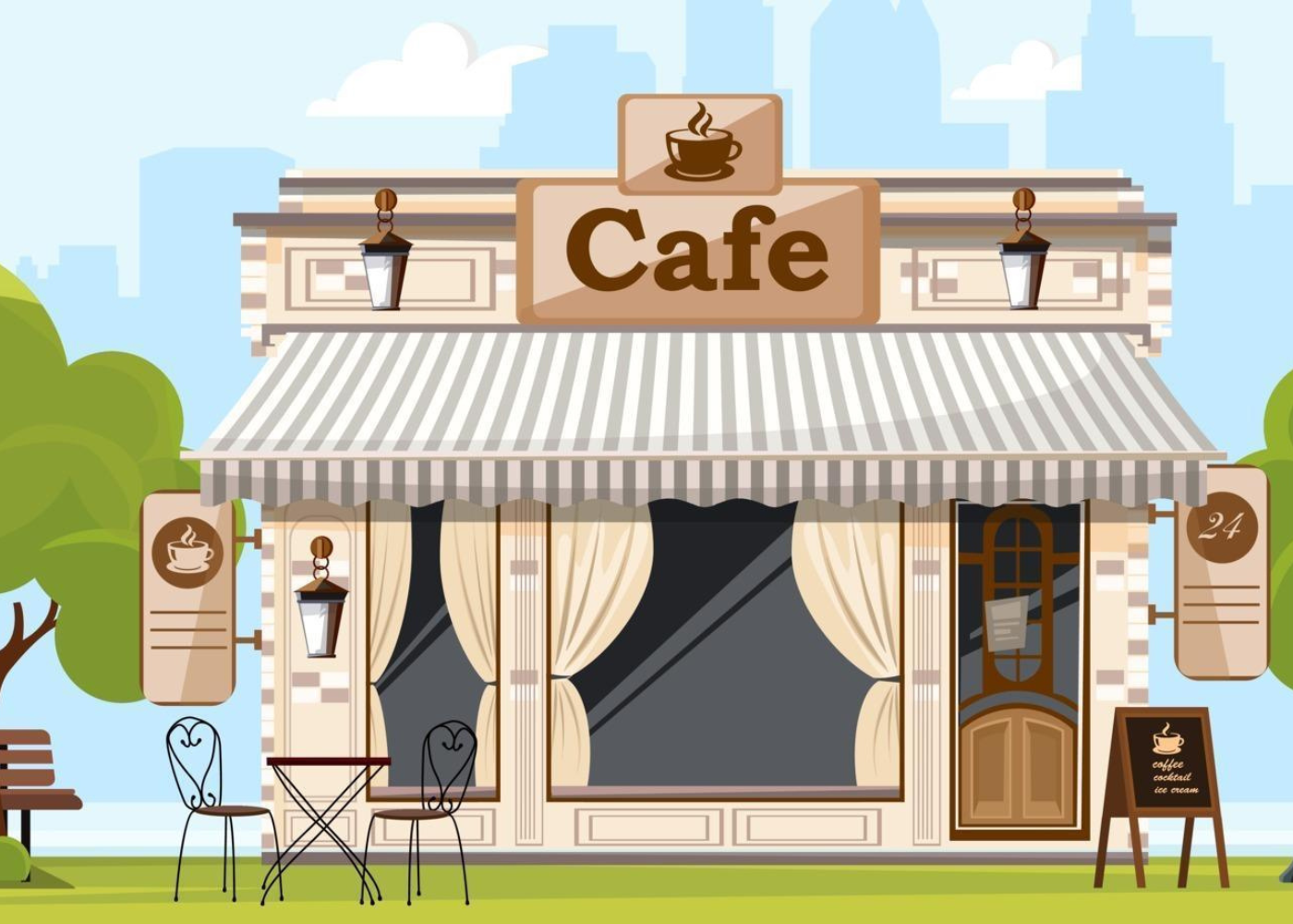 Cafe & Lounge Model